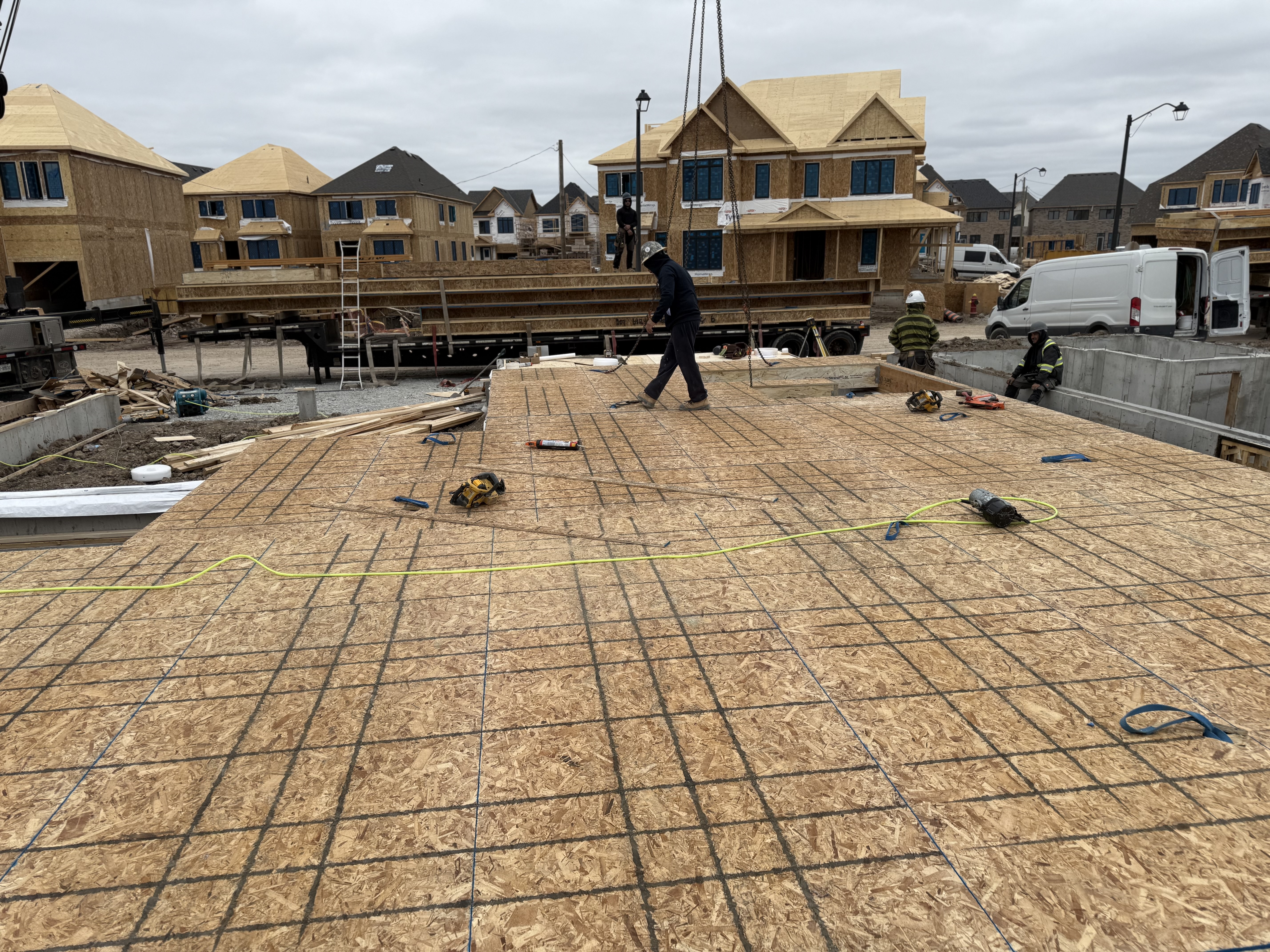 Milton — panel floor in place